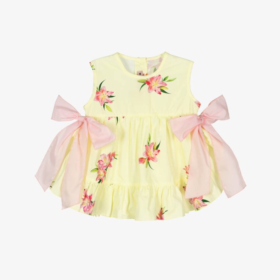 Blusa Lrios com 2 laos de lado