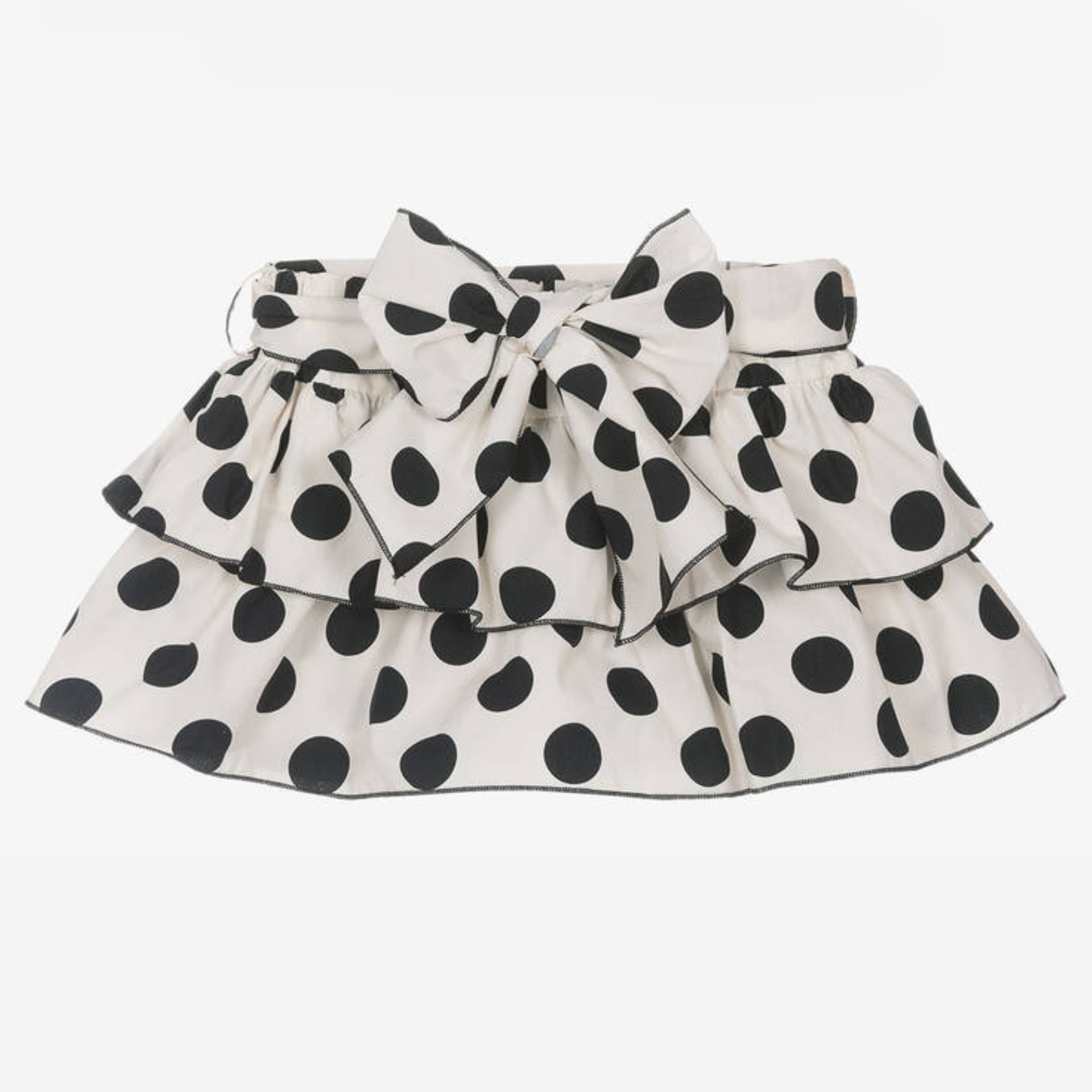 Saia calção bolas pretas