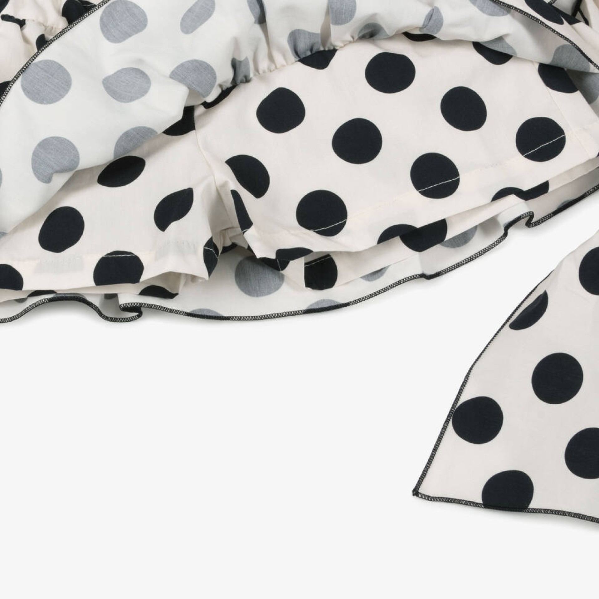 Saia calção bolas pretas