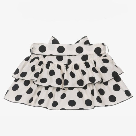 Jupe avec short à pois noirs Jupe avec short à pois noirs
