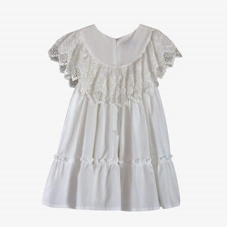 Robe ivory avec dentelle Robe ivory avec dentelle