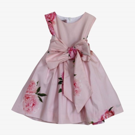 Pink peony dress