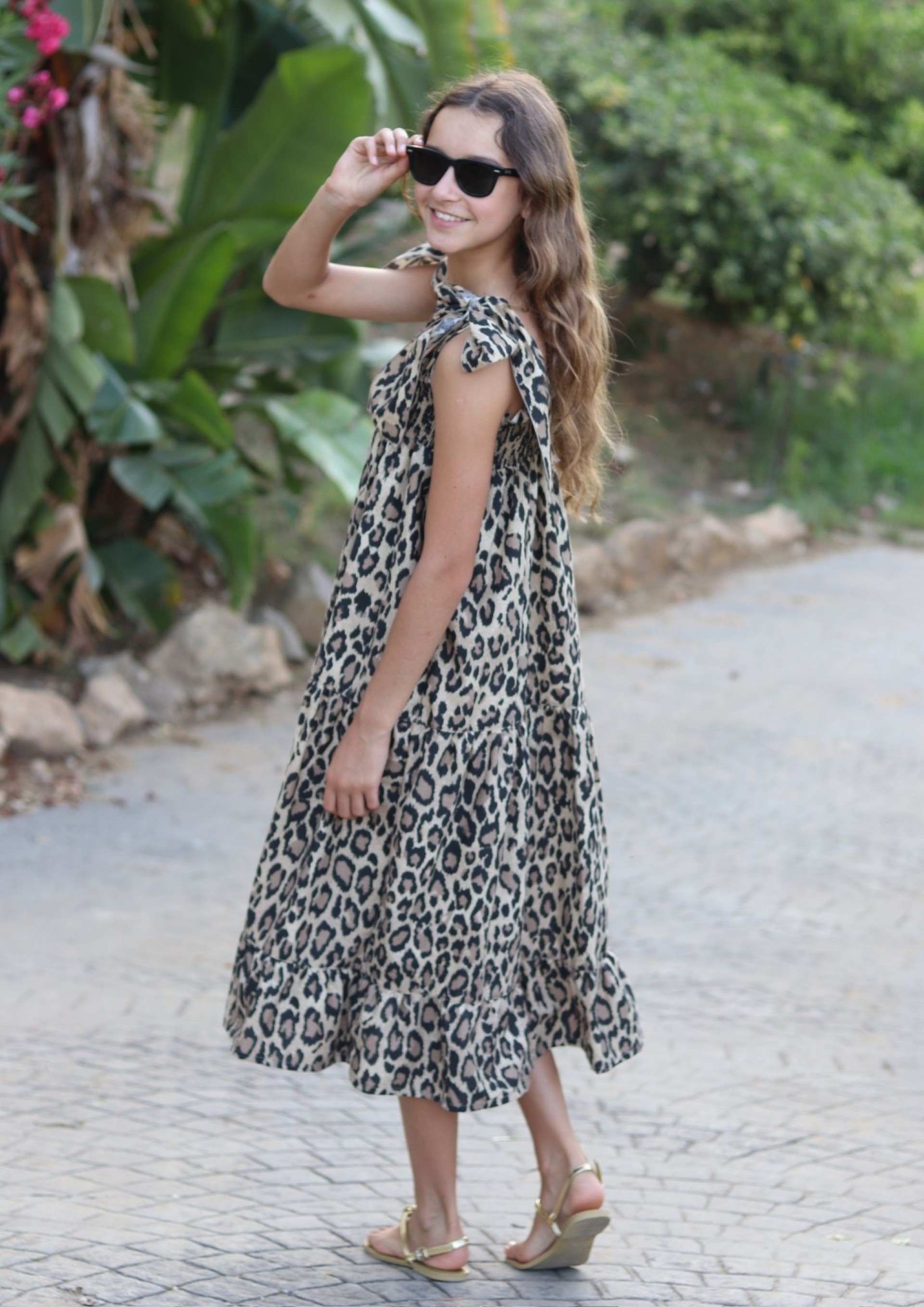 Vestido leopardo
