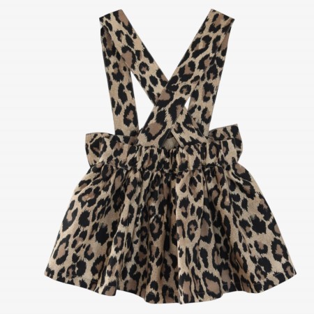 Saia com alças leopardo Saia com alças leopardo