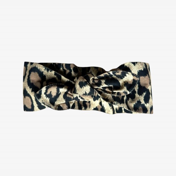 Fita de cabelo leopardo