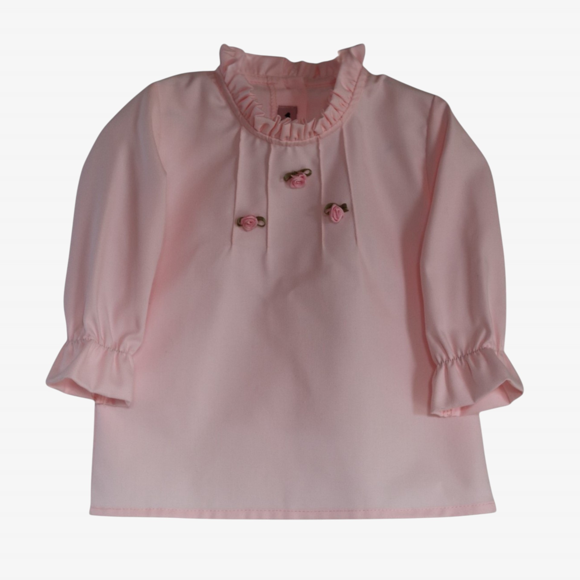 Blusa viela rosa com flores