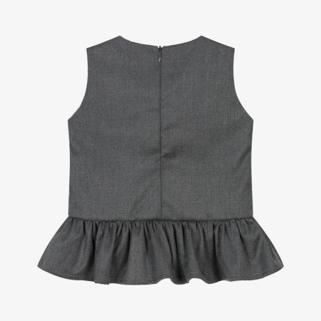 Gray dress with bows Gray dress with bows