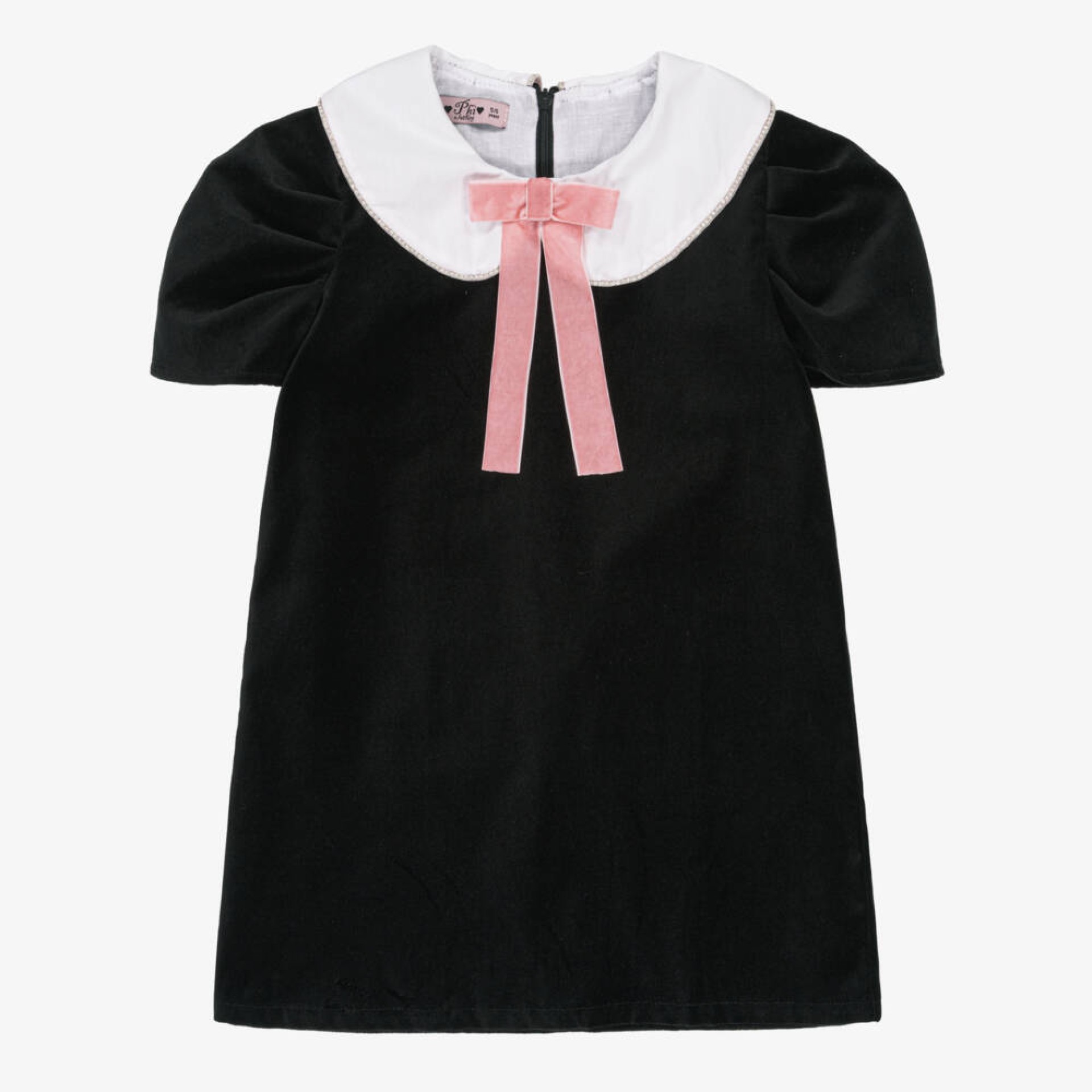 Robe noire avec nœud