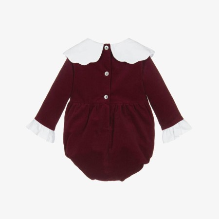 Burgundy romperwith collar Burgundy romperwith collar