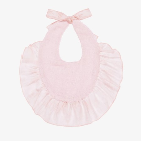 Pink toile de Jouy bib Pink toile de Jouy bib