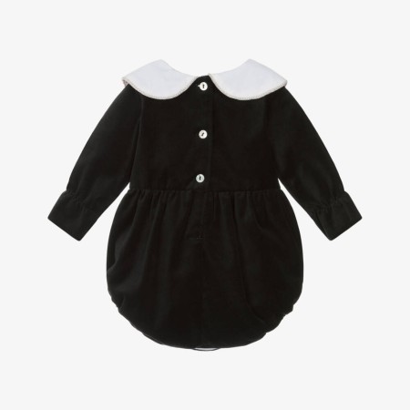 Black velvet romper Black velvet romper