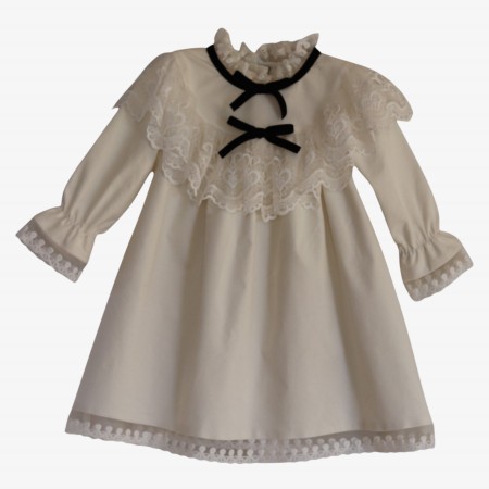 Ivory dress with tulle