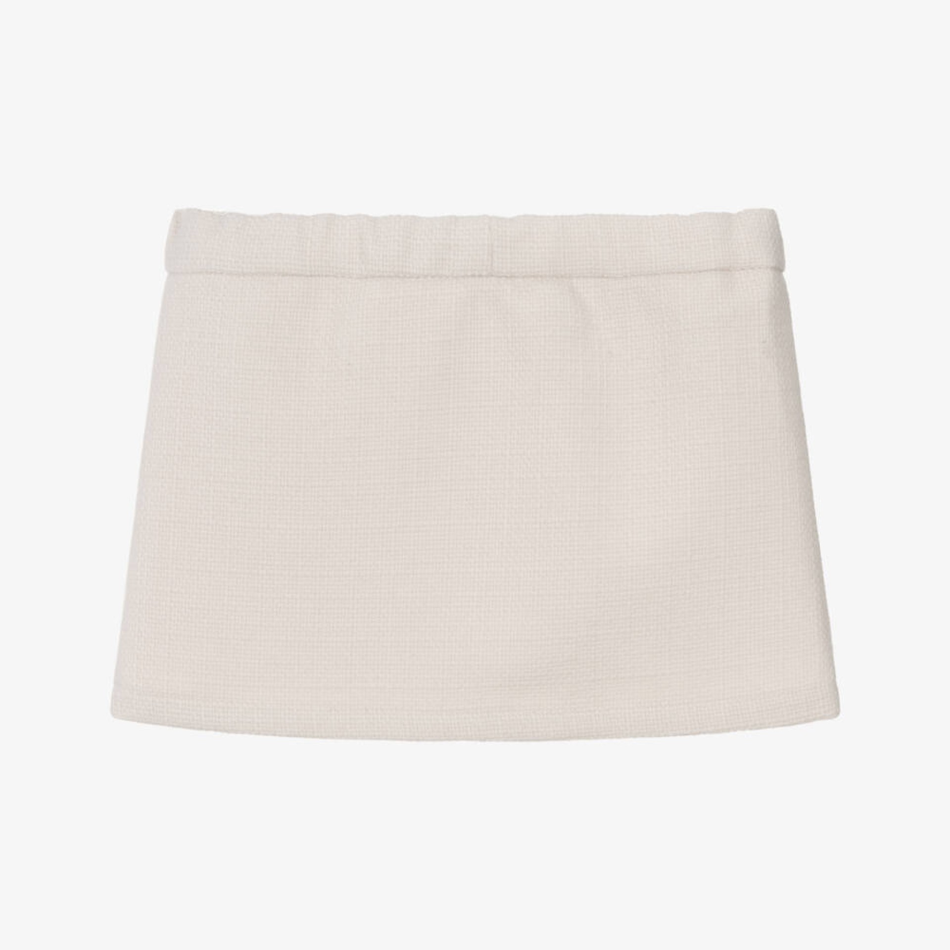 Ivory skirt with pockets