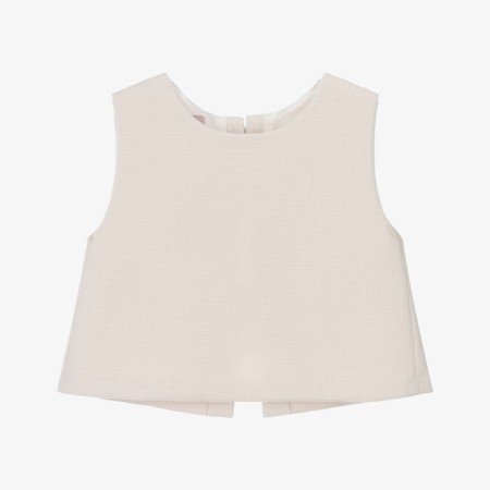 Ivory bow blouse Ivory bow blouse