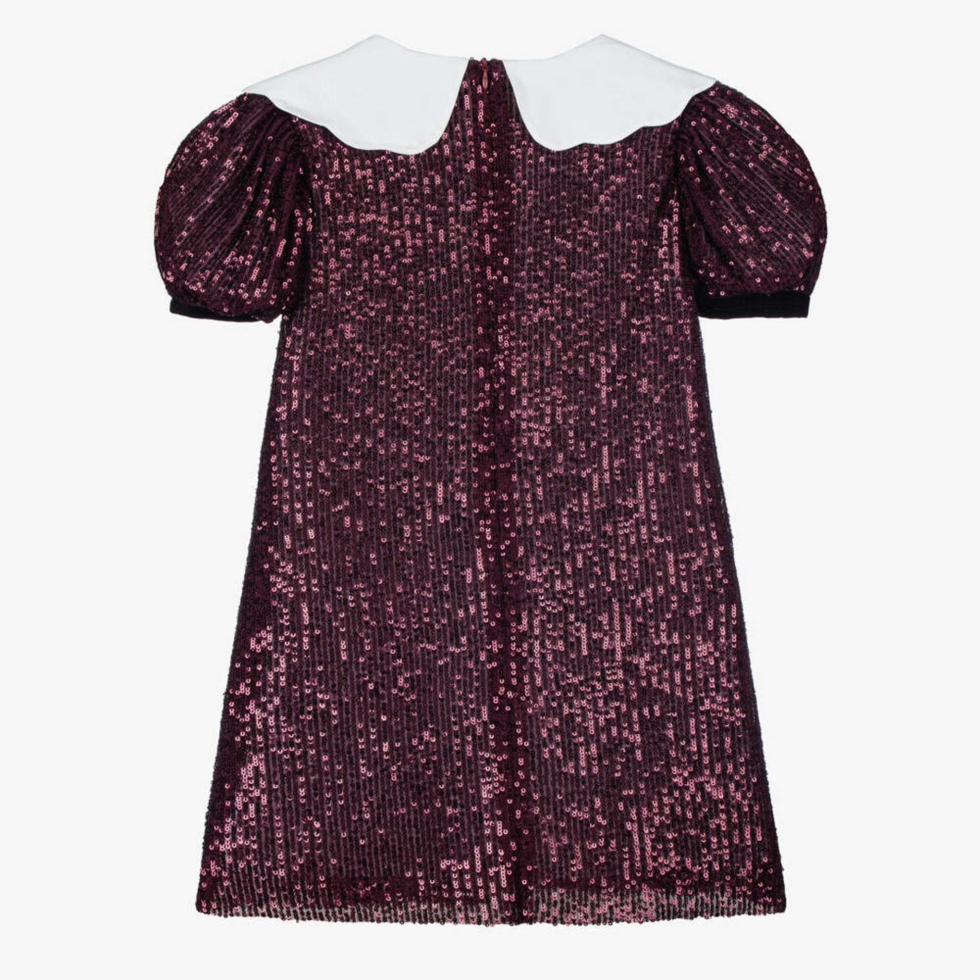 Robe bordeaux à paillettes