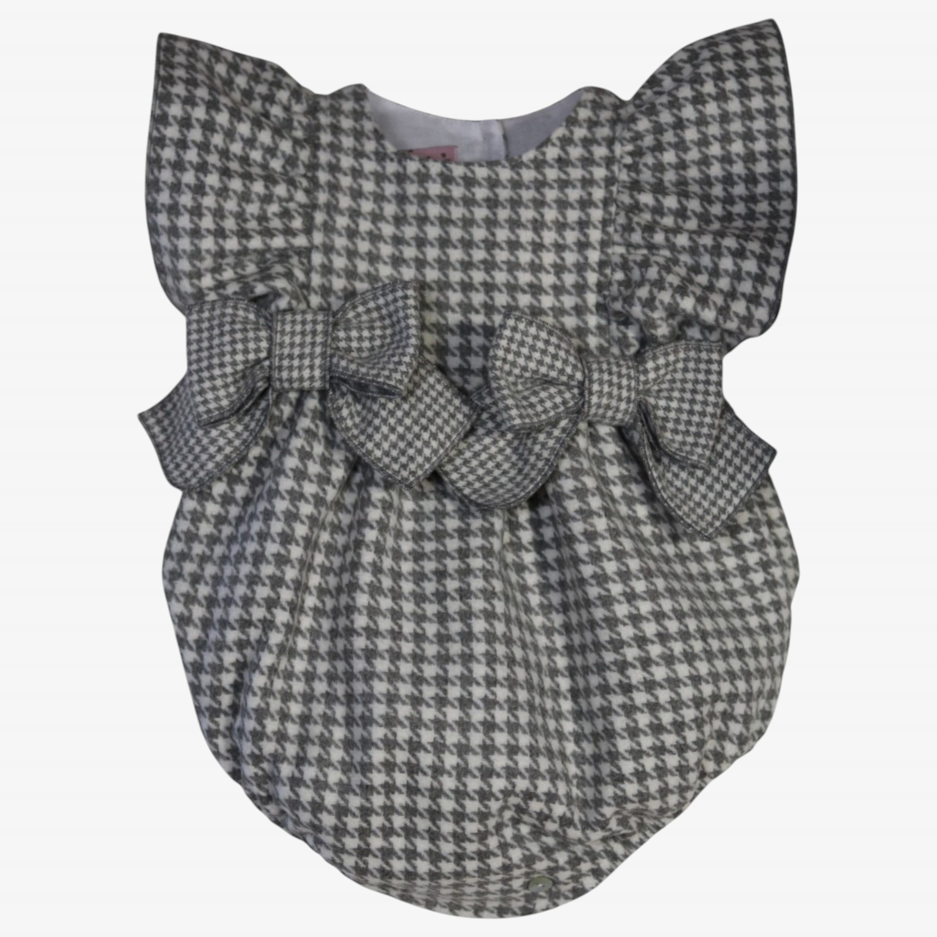 Grey Pied de poule Romper