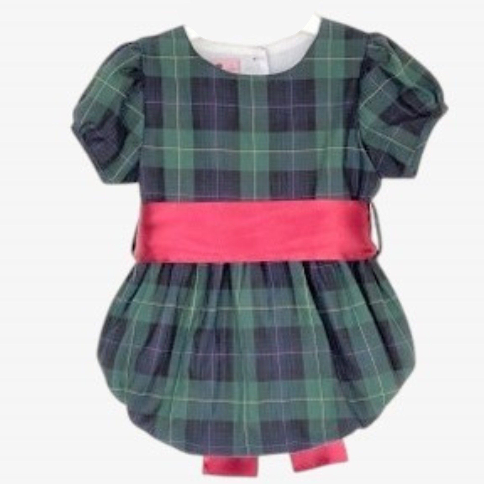 Green Tartan Romper