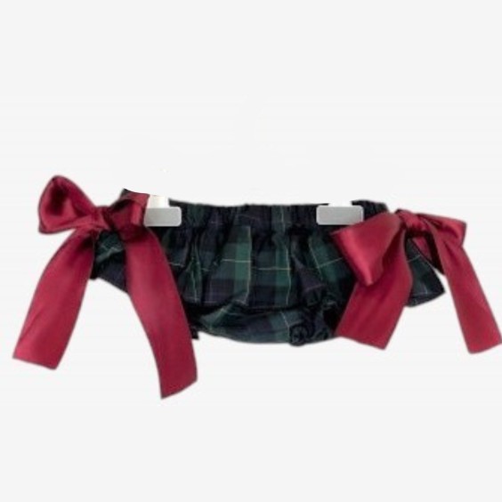 Green tartan bloomer Green tartan bloomer
