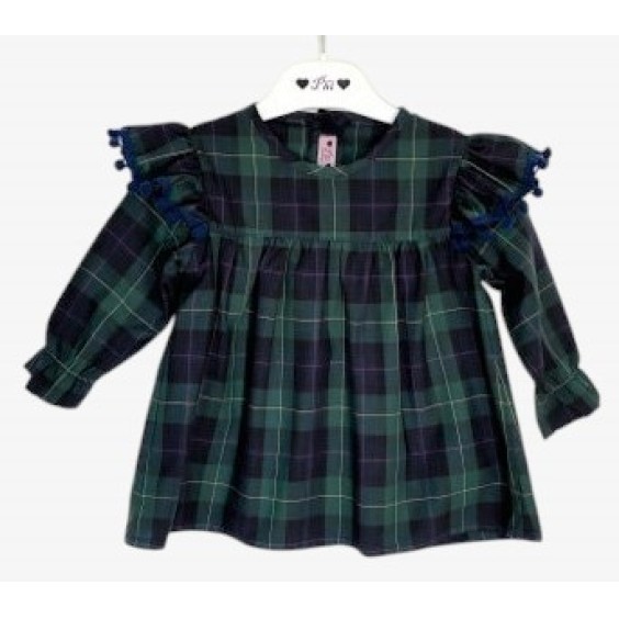 Green tartan shirt