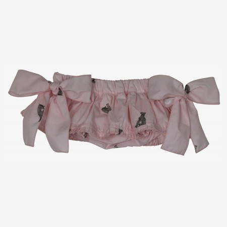 Dog bloomer with pleats