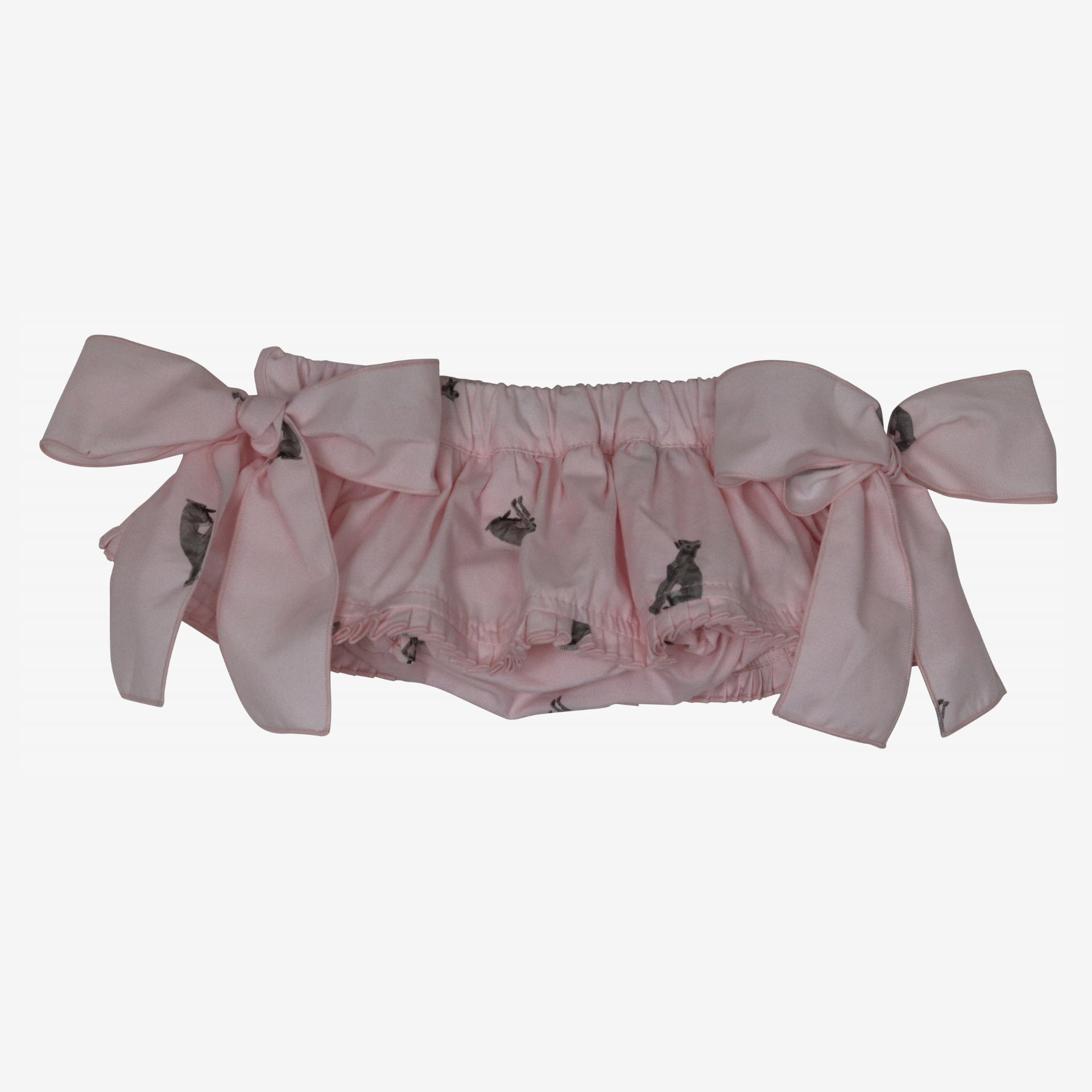 Dog bloomer with pleats