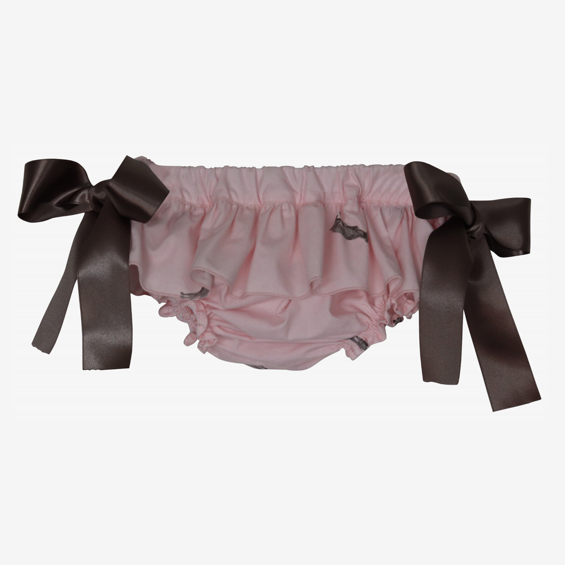 Dog bloomer with bows