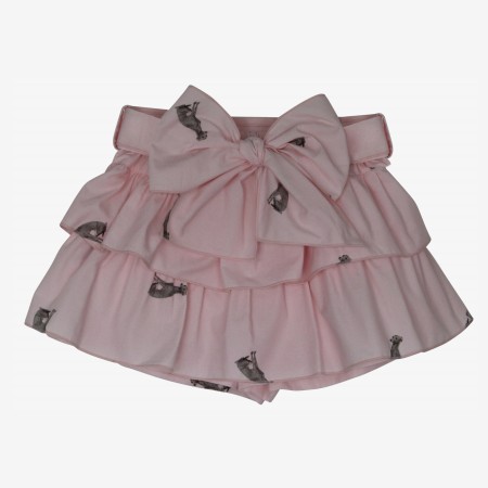  Ivory skirt with dogs