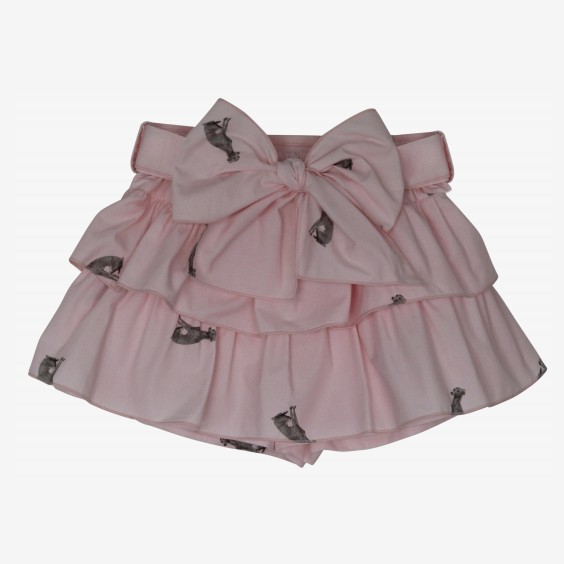  Ivory skirt with dogs