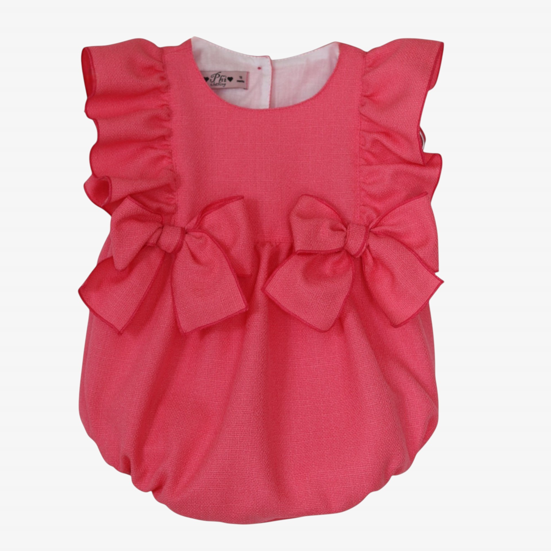 Barboteuse tweed rose