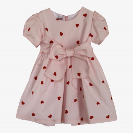 Vestido rosa com cora��es