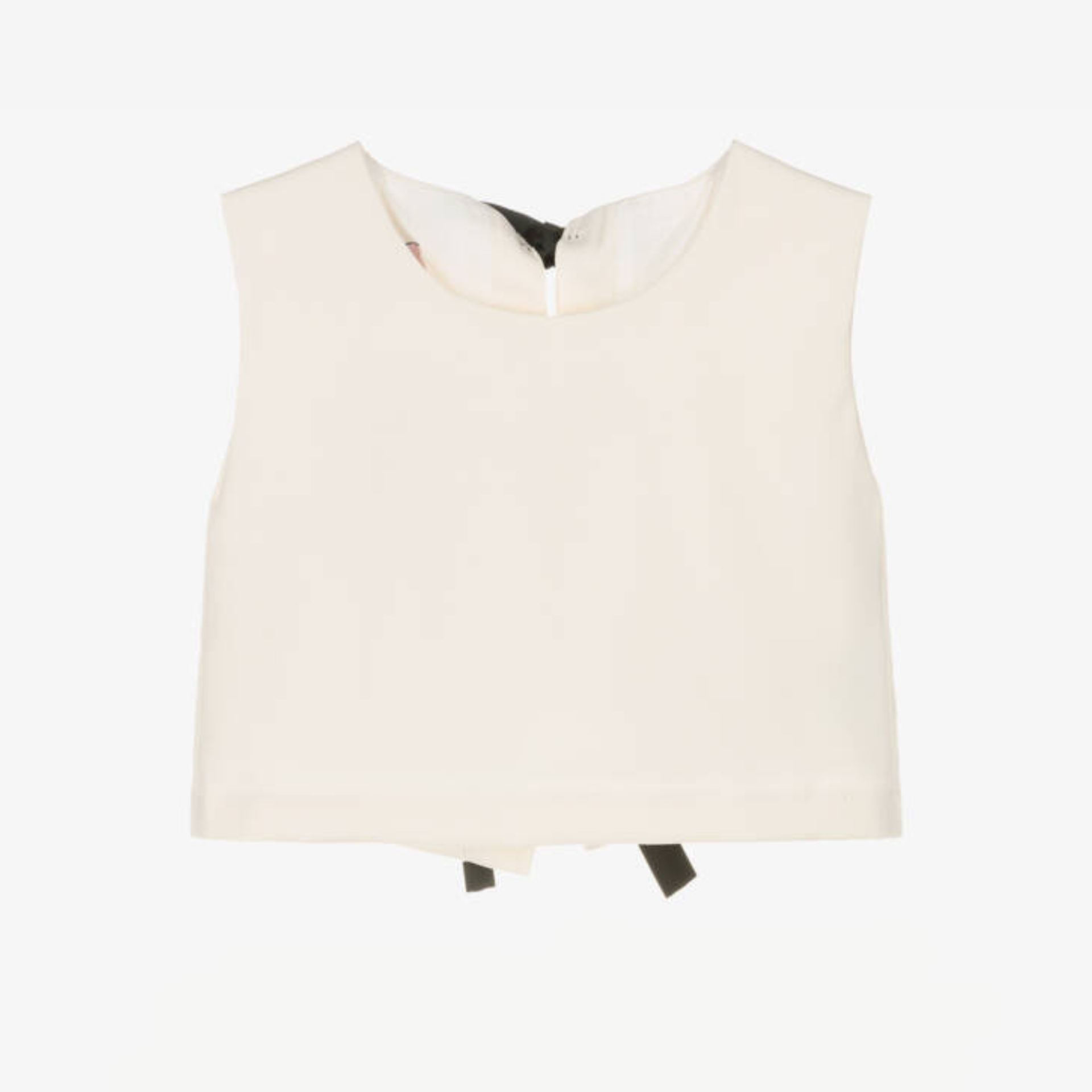 Ivory blouse with bows