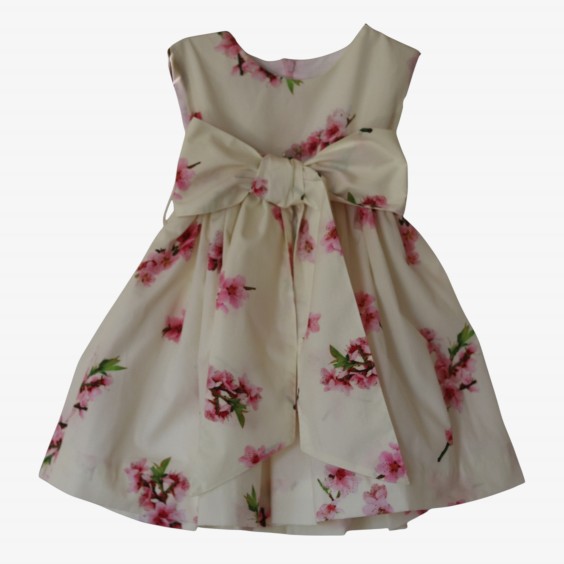 Vestido cl�ssico de flor de cerejeira