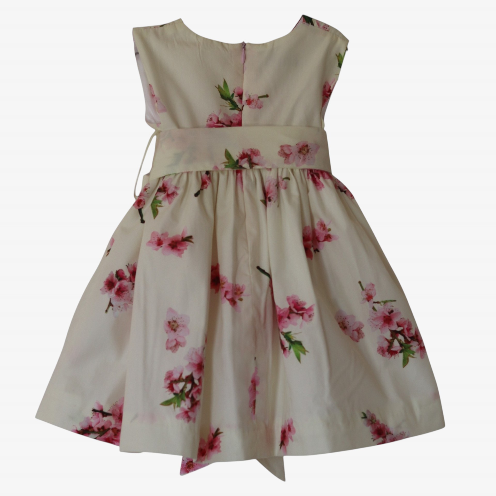 Vestido clássico de flor de cerejeira