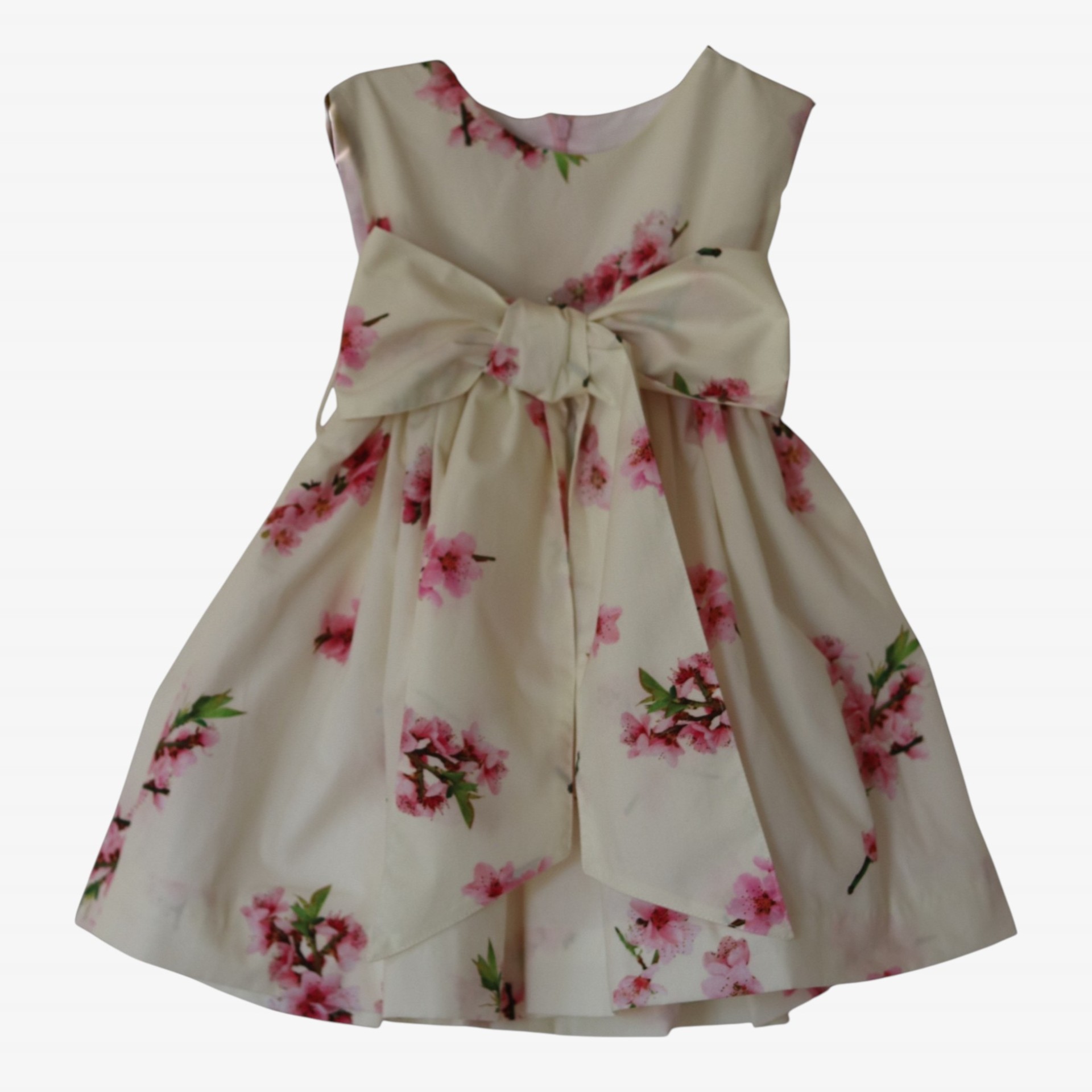 Vestido clássico de flor de cerejeira