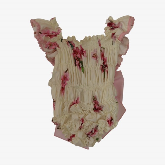 Honeycomb cherry blossom swimsuit