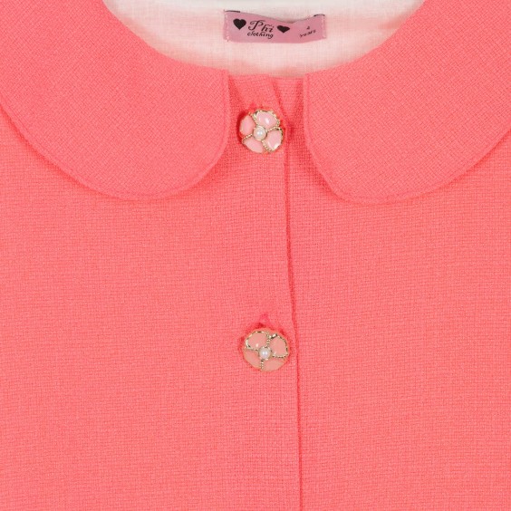 Pink tweed vest