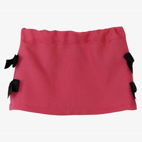 Pink tweed skirt