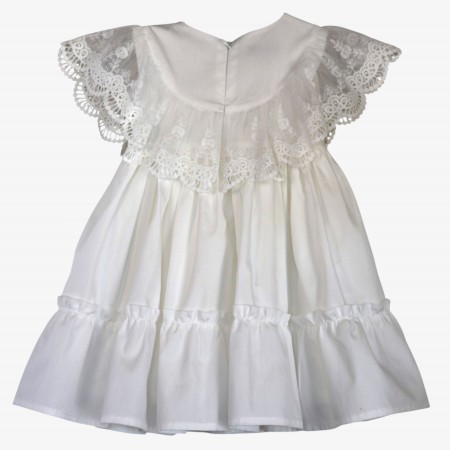 Ivory dress with tulle lace Ivory dress with tulle lace