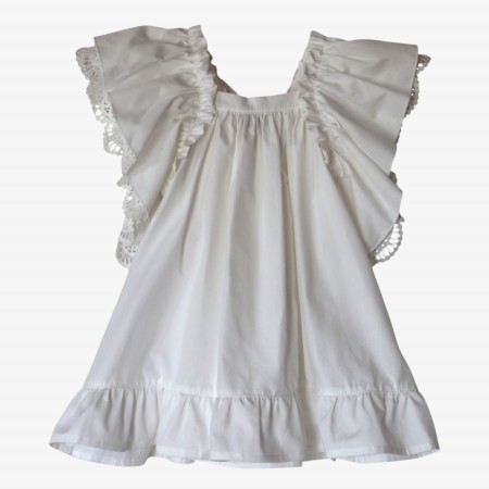 Ivory dress with bow Ivory dress with bow