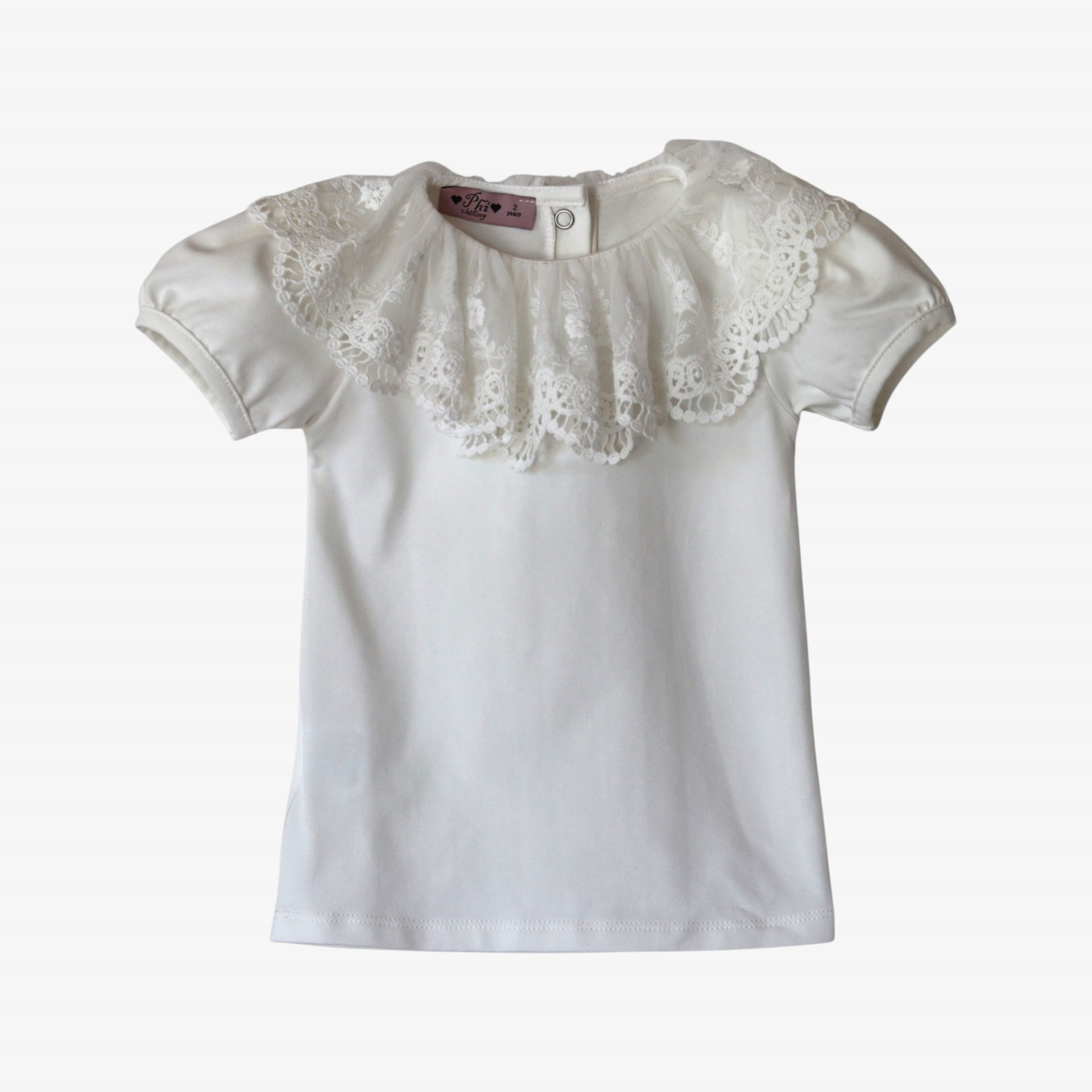 Tulle lace collar body/T-shirt