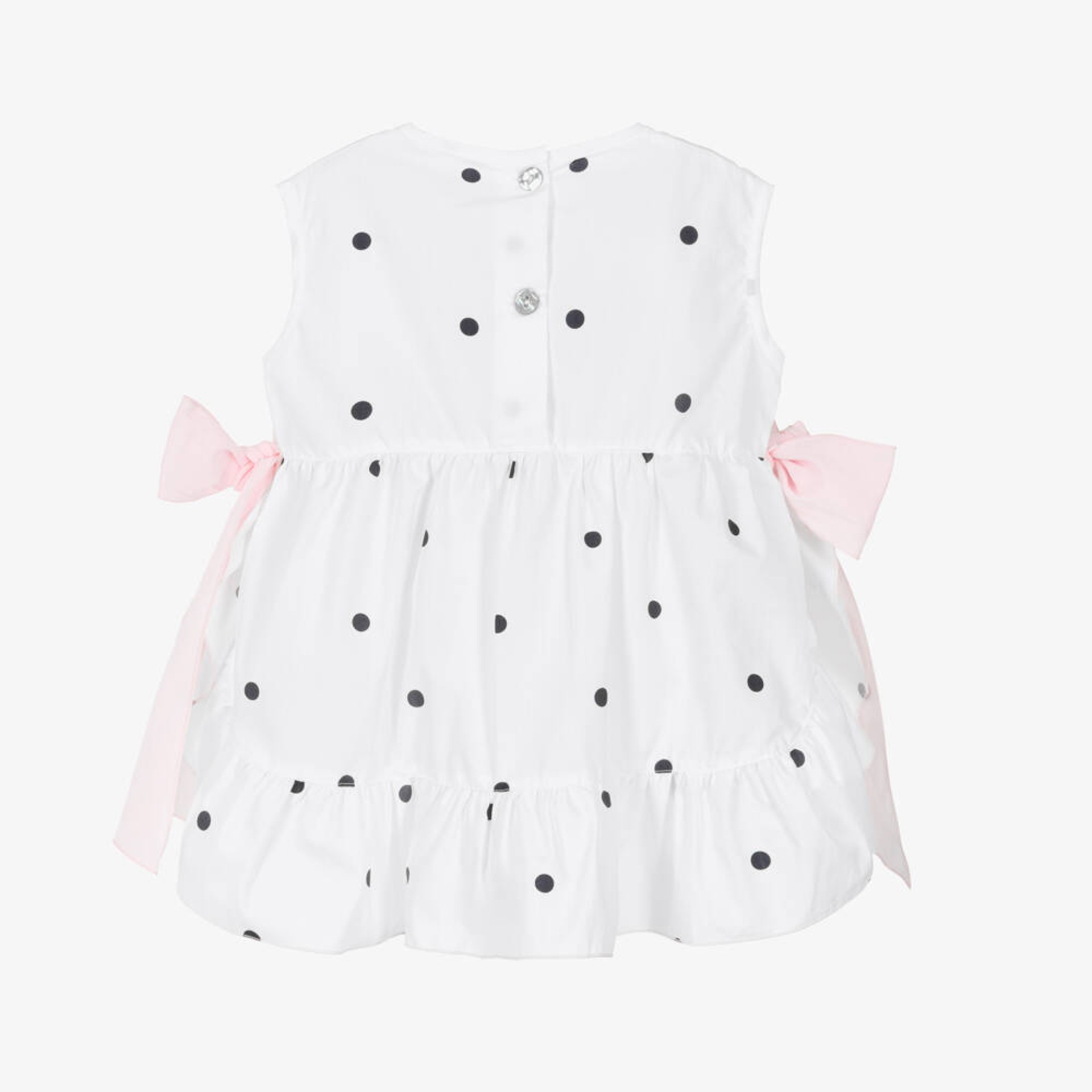 Black polka dot tunic