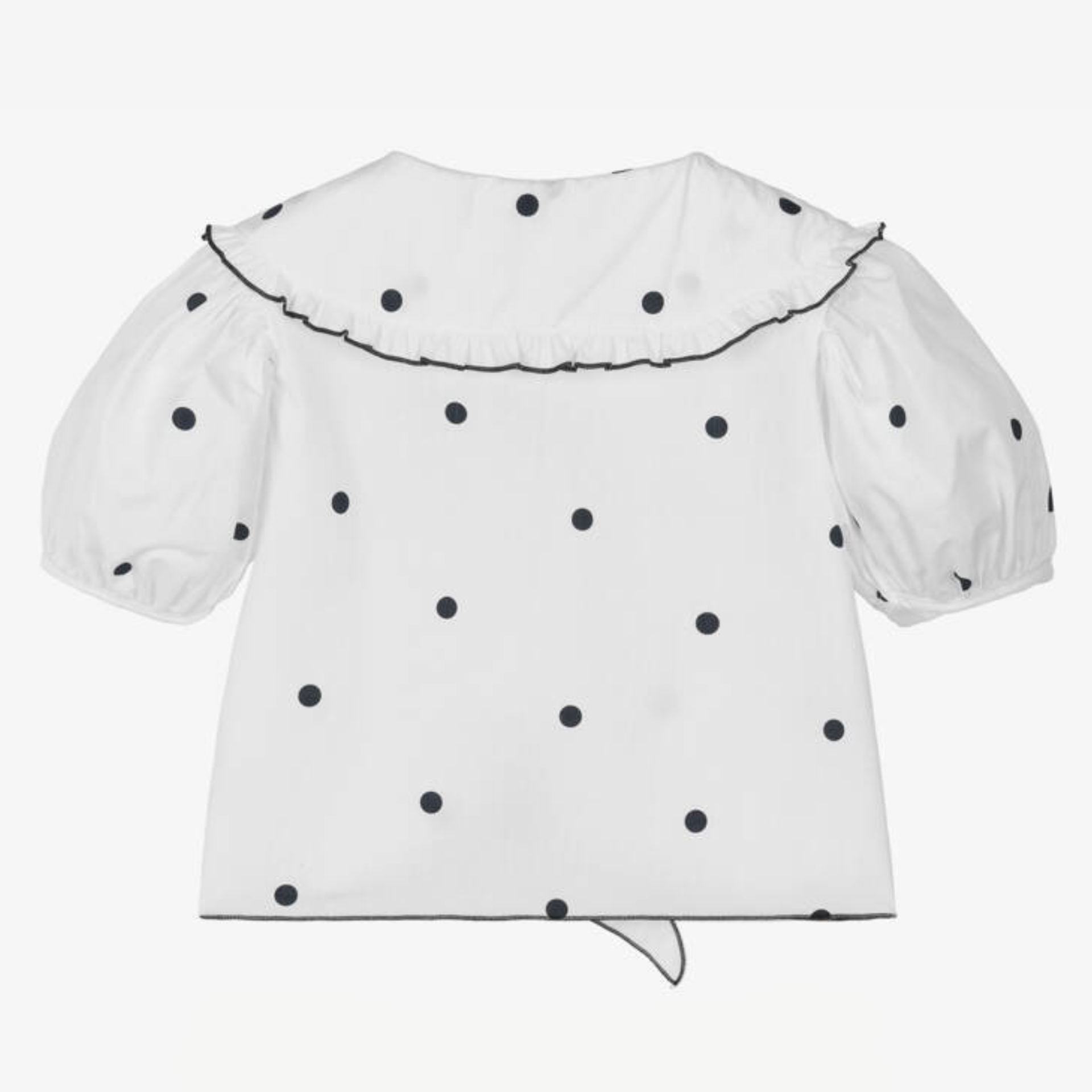 Blusa bolas pretas