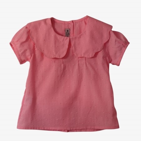Pink Plumeti blouse