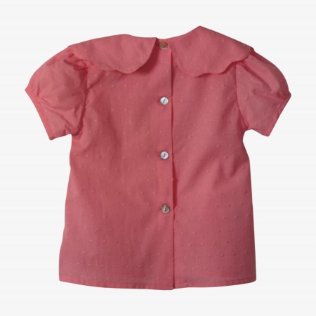 Pink Plumeti blouse