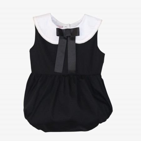 Black romper with strass