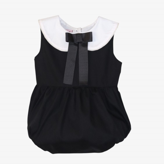 Black romper with strass
