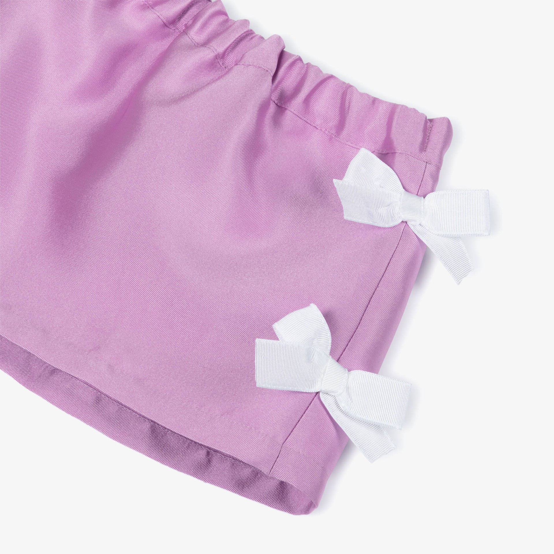 Lilac satin skirt