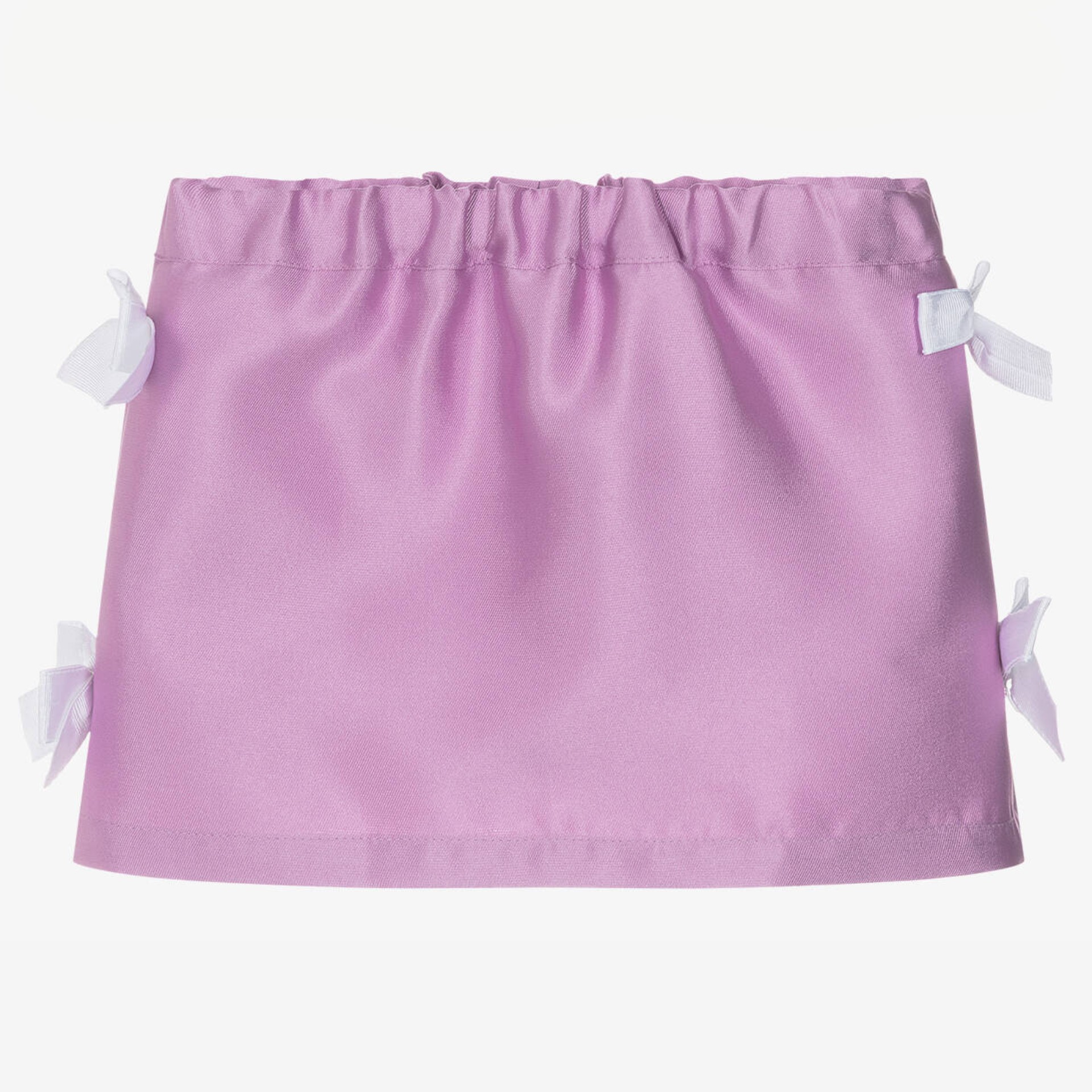 Lilac satin skirt