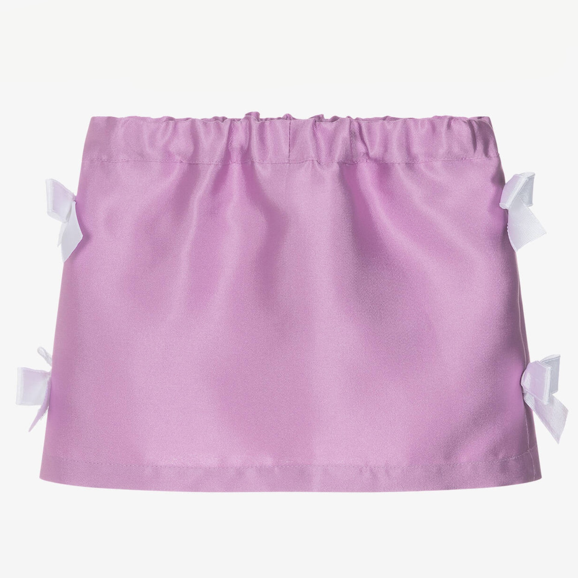 Lilac satin skirt
