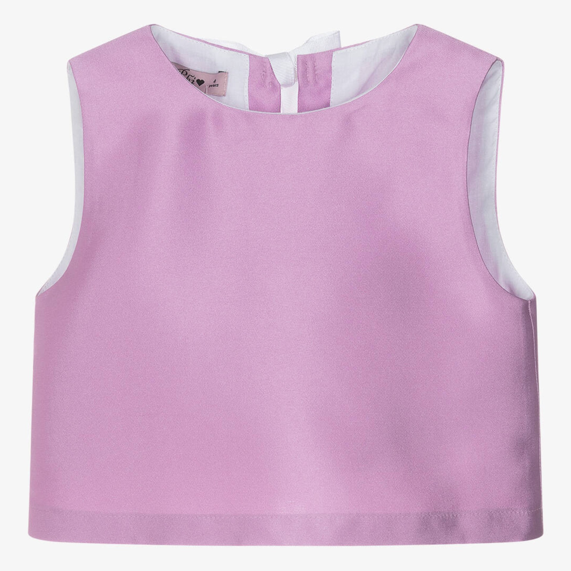 Lilac satin blouse